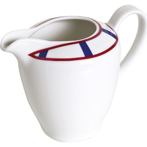 Nova Styl Traditionelle Sahnekanne Weiß 20 cl Basque Dekor