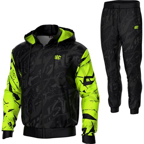 Survêtement NEO pour homme - taille S, vert citron