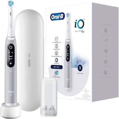 CEPILLO DENTAL ELECTRICO BRAUN ORAL-B IO SERIE 6 COLOR GRIS