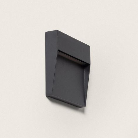 LED-Wandleuchte Außen 3W CCT Wählbar Oberfläche Quadratisch Jade Schwarz (1/4)