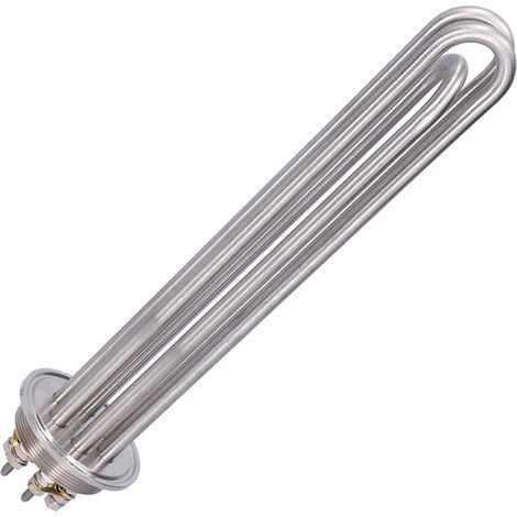 Tube chauffant électrique en acier inoxydable, tige pour équipement industriel, connecteur rapide 2 pouces, 220/380 V CA, 6 kW (1/5)