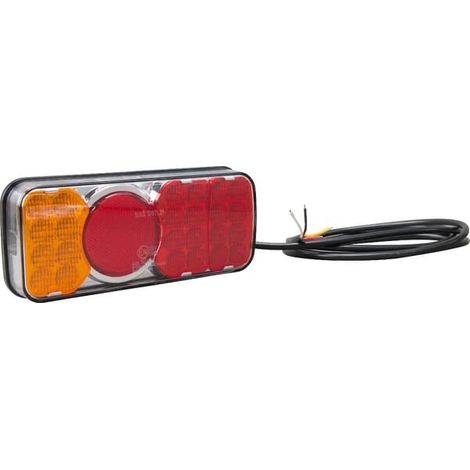 Feu arrière LED rectangle universel câblé UNIVERSEL LA40029 (1/5)