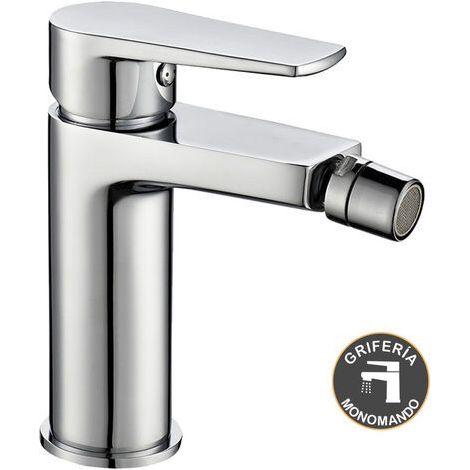 Kibath Grifo de Bidet monomando FUS acabado CROMO brillo fabricado en latón (1/4)