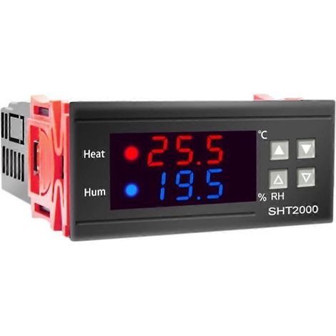 Régulateur de température et d'humidité SHT2000, hygrostat AC110-230V (1/5)
