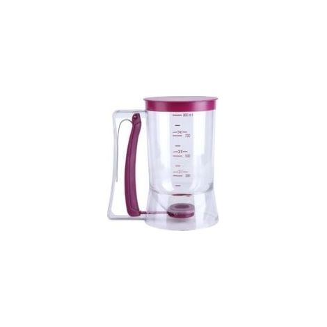 Dispensador de masa para pasteles, dispensador de masa para cupcakes de 900 ml con etiquetas para tazas medidoras, herramientas de repostería perfectas para cupcakes, muffins, pasteles pequeños, hogar (1/5)