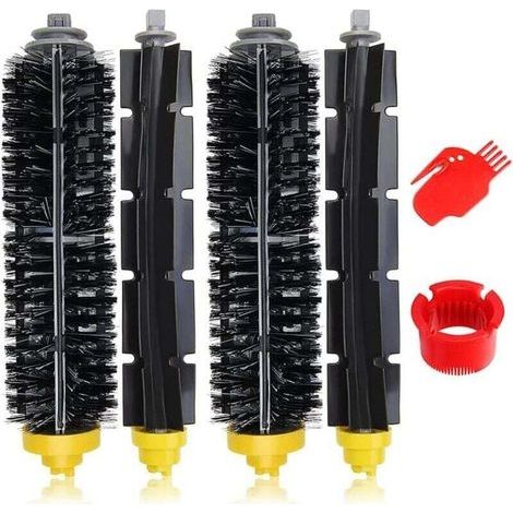 Brosses principales compatibles pour iRobot Roomba 600 700 Série - Lot de 4 (1/5)