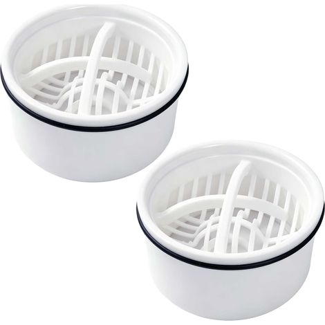 2PCS Tamis à Cheveux et Tube Plongeur pour Douche, Kit de Rechange avec Filtre Anti Débris, Accessoire de Siphon Salle de Bain Compatible 6960, 6961, 6962, 6963 pour Receveur et Bonde (1/5)