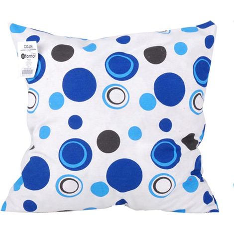 Coussin ''bulles Bleues'' 40 x 40 cm
