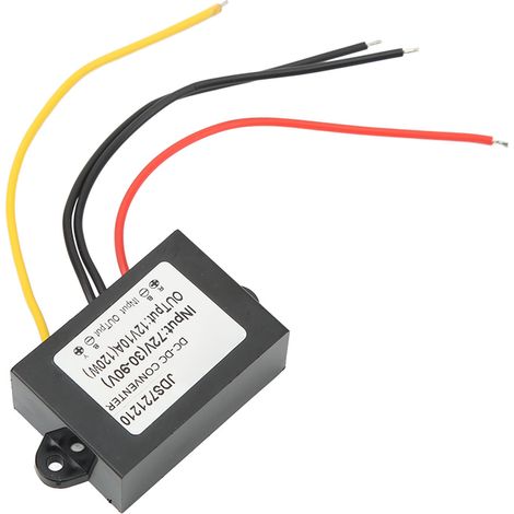 IP67 Wasserdichter Abwärtsspannungswandler 72V auf 12V 10A DC-DC-Reglermodul für Fahrzeuge (1/5)