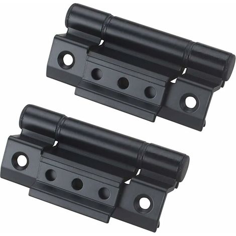 royaluxe- Charnière de fenêtre, alliage d'aluminium, sans perçage, charnière de porte de fenêtre à battant pour porte de fenêtre 2Pcs (1/4)