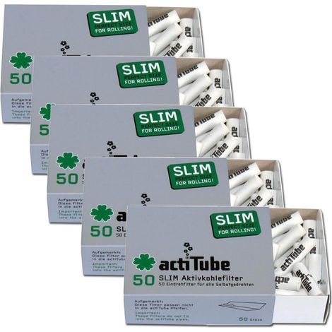 Filtre charbon actif tUNE sLIM 250 5 x 50 filtres à charbon actif by ActiTube (1/5)