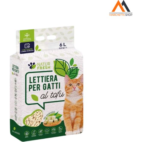 LETTIERA GATTI NATUR FRESH AL TOFU LT.6