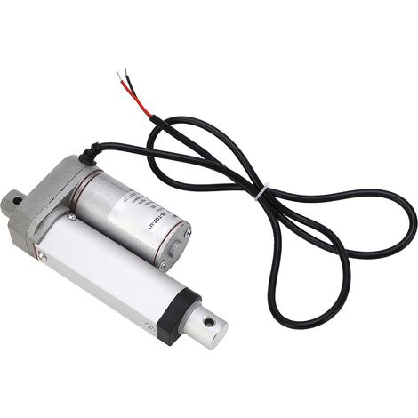 24-V-Linearantrieb, 50 mm Hub, weiß, Motor aus Aluminiumlegierung, 750 N Schubkraft, Schutzart IP65, für Massagesessel, Linearantrieb (1/5)