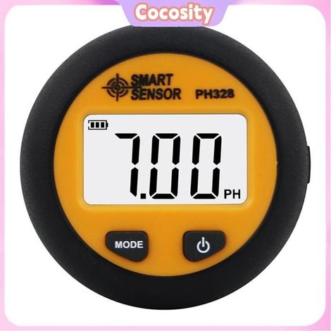 Cocosity Testeur de sol 3 en 1 SMART SENSOR PH328 Testeur de sol à rétroéclairage numérique 3 en piscine ustensiles Orange et Noir (1/5)