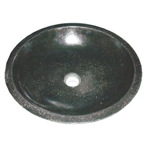 ONDEE - Cuenco para colocar HELOISE - Negro -44cm - Terrazzo - Sin rebosadero