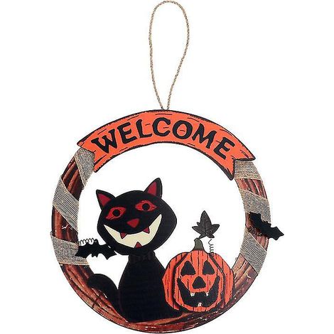 1 Stück Halloween-Türschild für Halloween-Dekorationen