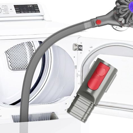 Reinigungskit für Wäschetrocknerkanäle, kompatibel mit dem Dyson Flusenreinigungsaufsatz für Wäschetrockner für V7 V8 V10 V11 V12 V15, grau (1/5)