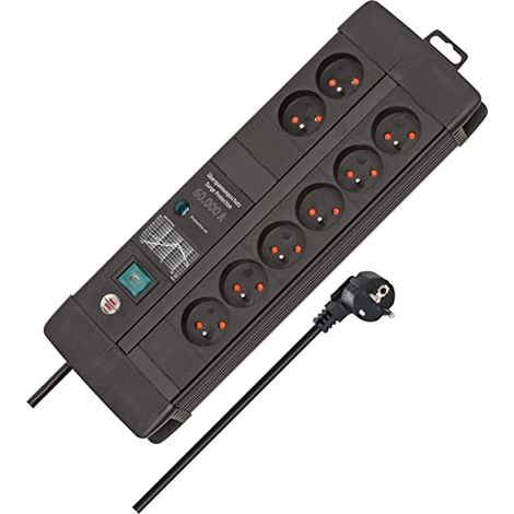 Brennenstuhl Premium-Line multipresa nera 8 prese tipo E (1/4)