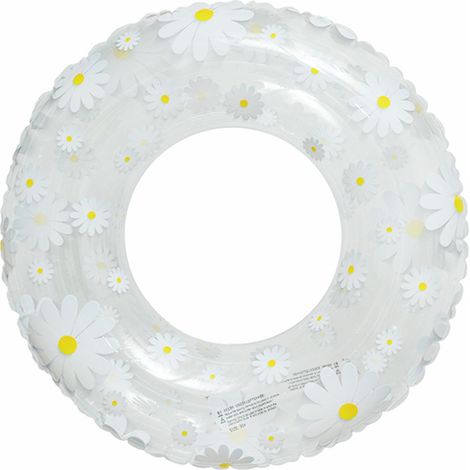Adorables bouées gonflables pour la natation – adaptées aux adultes et aux adolescents, idéales pour les piscines et les plages.Après gonflage : Diamètre extérieur : 75 cm Diamètre extérieur : 35 cm (1/5)