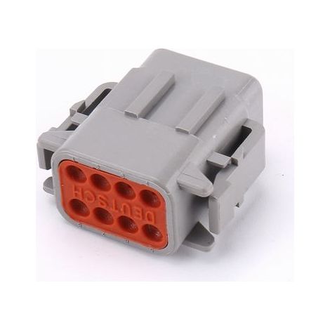 Waterproof connector for DTM06-8S and DTM04-8P locomotives, male/female plug-in connector, cable harness plug (1/4)