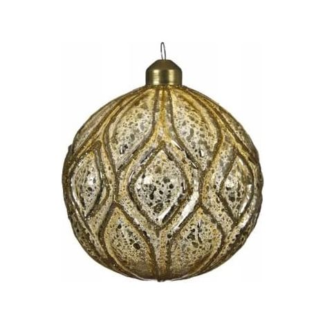 Boule de Noël en verre, 10 cm
