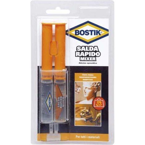 Adhesivo bicomponente Salda Rápido mezclador Bostik