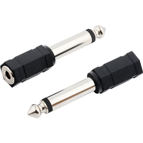 6,5-mm-Klinkenstecker auf 3,5-mm-Mono-Adapter 6,35-mm-Klinkenstecker auf 3,5-mm-Klinkenbuchse-Audioadapter (1/4)