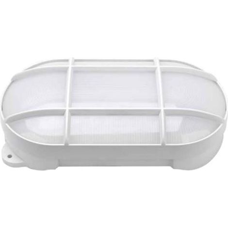 Applique LED Cercis ovale con griglia 15W 6500K Bianco