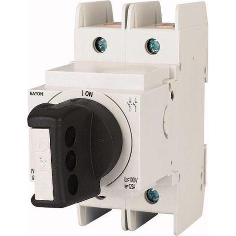 Interrupteur sectionneur PV 2P avec manette rotative 63A 000179261 EATON PV-DIS-06-63/2-ROT