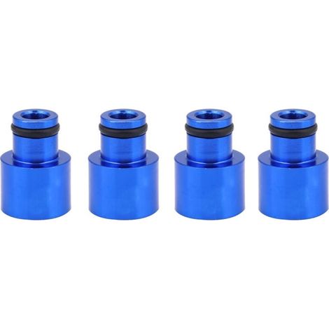 Adaptateurs d'injecteur de carburant bleu, 4 pièces, entretoises externes pour injecteurs RDX pour B16 B18 D16Z D16Y