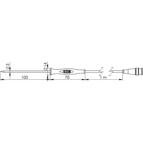Greisinger GF 1T Sonde de mesure température précise