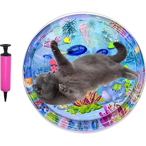 de jeu eau pour chat chaton avec pompe gonflable Coussin (1/5)