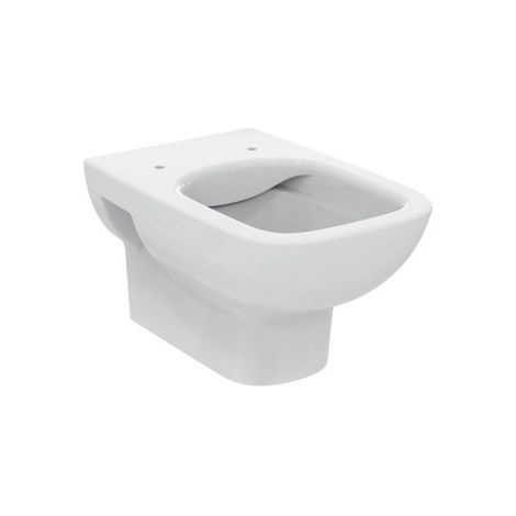 Vaso sospeso bianco lucido - Ideal Standard RimLS+ - sedile con chiusura normale