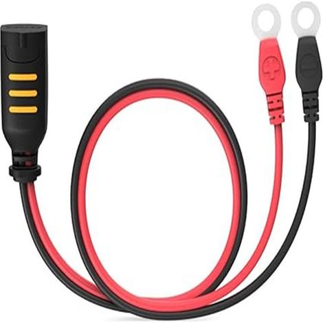 Connecteur d'alimentation permanent à connexion rapide pour câble de batterie à borne à joint torique M6 16AWG, adapté aux câbles de charge de véhicules 12V pour motos, VTT, camping-cars et bateaux. (1/4)