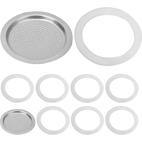 1 joint d'étanchéité pour cafetière : joint de filtre en silicone - anti-fuite pour machine à café expresso 300 ml, pièce de rechange pour cafetière italienne ou tasse de voyage. (1/3)