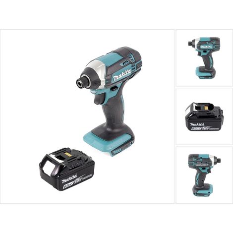 atornillador de impacto sin cable Makita DTD 152 G1 18 V 165 Nm + 1x batería 6,0 Ah - sin cargador