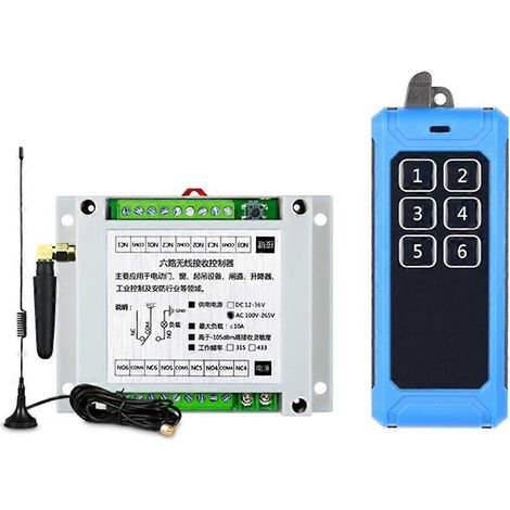 Récepteur 315 MHz 433 MHz Télécommande sans fil Interrupteur Contrôleur de moteur 12 V-24 V-315 MHz (1/5)