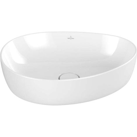 Villeroy & Boch Antao - Lavabo da appoggio, 40x51 cm, CeramicPlus, bianco alpino 4A7351R1 (1/5)