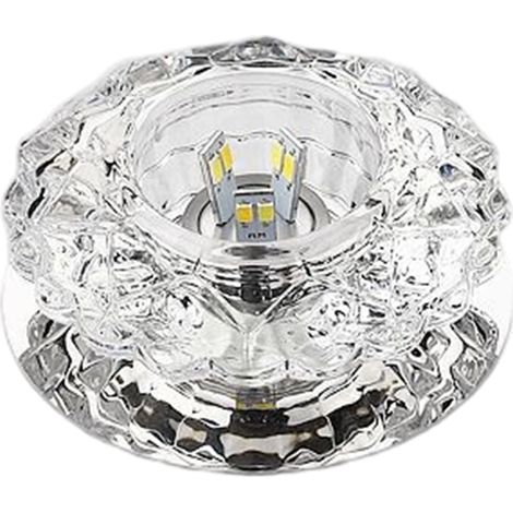 Plafonnier LED encastré 3W, spot lumineux décoratif pour la maison, lumière chaude (1/5)