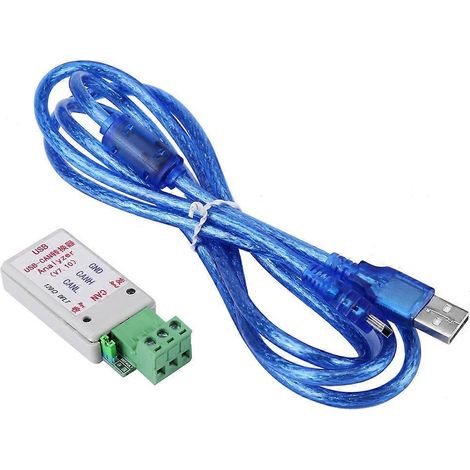 Adaptateur convertisseur USB vers bus CAN avec câble USB, compatible XP/WIN7/WIN8