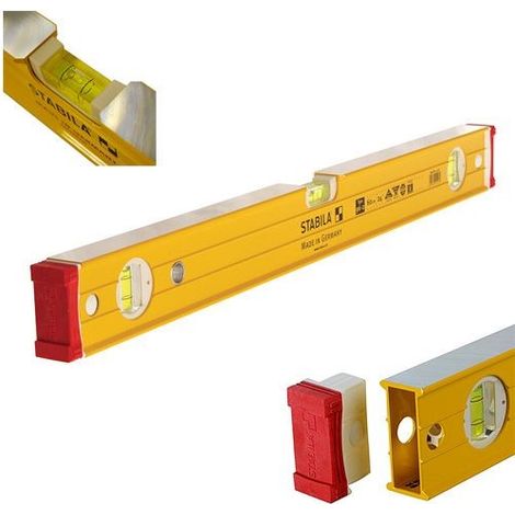 Stabila 96-2 120cm Spirit Level 3 Vial 15229 STB962120 Extra Strong Light Metal