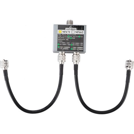 MX72 UHF/VHF-Duplex-Kombinationsantenne für den Innenbereich (144–148 MHz, 400–470 MHz, verschiedene Frequenzen) (1/5)