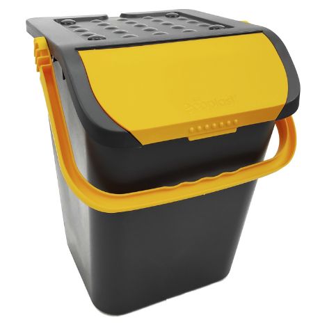 Pattumiera Contenitore per Differenziata Ecologic colore Giallo 35Lt (1/3)