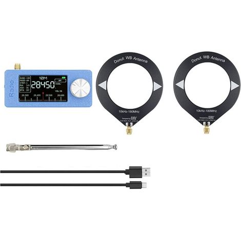SI4732 10 kHz-180 MHz LSB USB AM FM Radio de bolsillo con interfaz SMA Receptor de radio multibanda