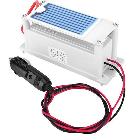 Générateur d'Ozone 12V pour Voiture, Purificateur d'Air Intégré 3.5g - Outil de Nettoyage Automobile (1/5)