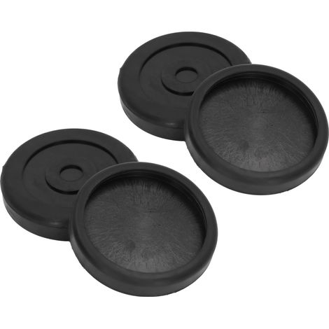 Lot de 4 patins anti-vibrations antidérapants en caoutchouc pour pieds de machine à laver/sèche-linge (1/5)