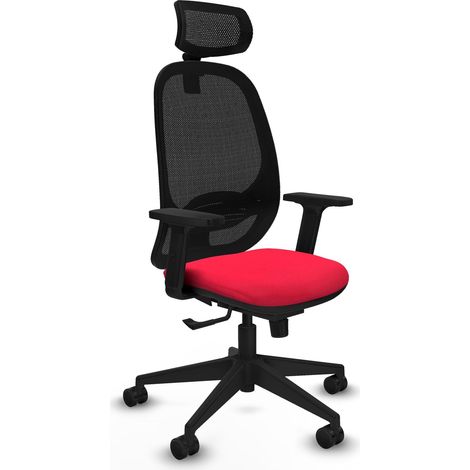 Chaise de bureau piqueras y crespo Cilanco noir mousse haute densité (1/2)