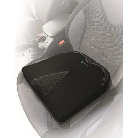 Coussin d'assise ergonomique 9cm hauteur x 40cm largeur – Mousse à mémoire de forme – Housse amovible et lavable – Pour soulager douleurs dorsales – Kine Travel (1/6)