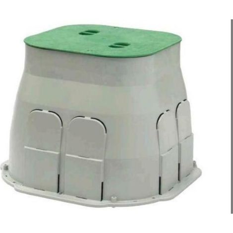 Arnocanali pozzetto drain box elettrico e per irrigazione 20x20 colore verde prato pb2020v (1/6)