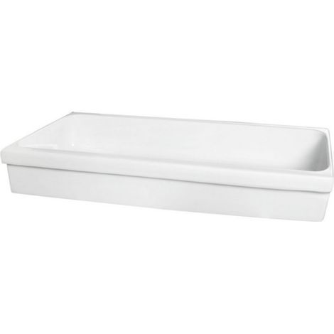 Lavabo per bambini a canale in ceramica bianca 90 cm - Idral Kids 10395/1 (1/5)